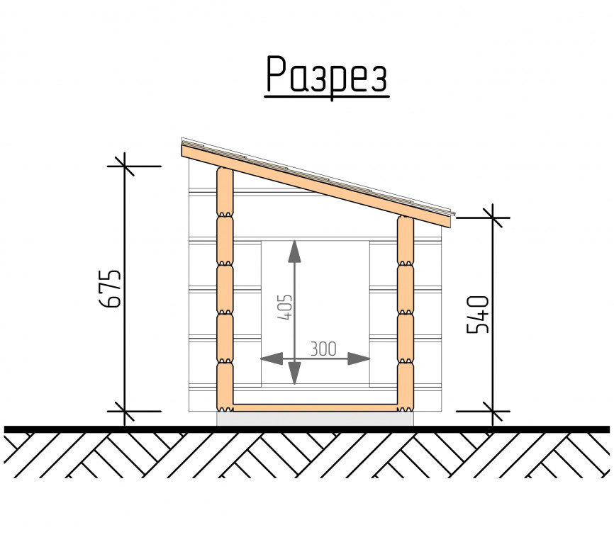 Будка серия "КД" 0.5х0.7
